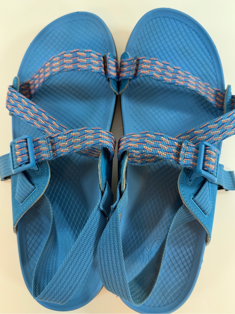 Chaco Z Cloud Sport Hiking Sandals Blue Coral Straps Women’s 10 EU‎ 41 - Picture 6 of 7